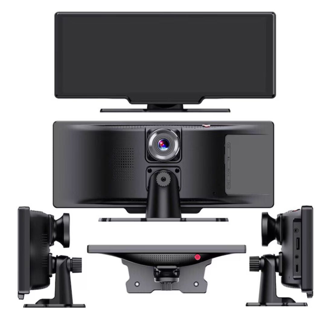 Sistem navigatie auto Multimedia DVR 26 cm,10.26 inch, 2 camere - 4K/1080 Reglabile, Senzor Intensitate Lumina, Upgrade Sunet Dual, G-Senzor, Split-screen HD 4K full-touch Detasabil, GPS prin CarPlay/AndroidAuto